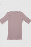 BASERANGE Hawthorn Ribbed Cotton T-shirt BAS-TTO3-RB-SP24-HAPTIC TTO3-RB-000